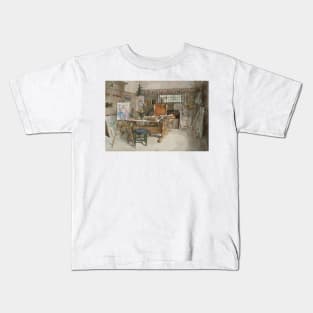 The Studio. From A Home by Carl Larsson Kids T-Shirt